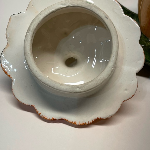 Vtg Teapot Fall Pumpkin - Picture 8 of 16